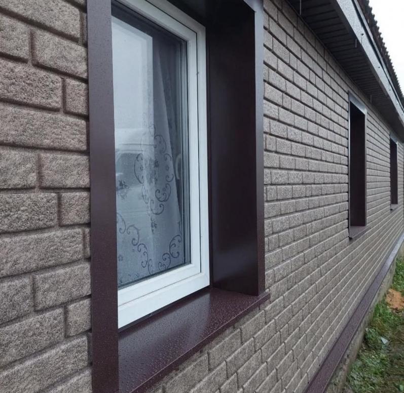 Монтаж откосов.